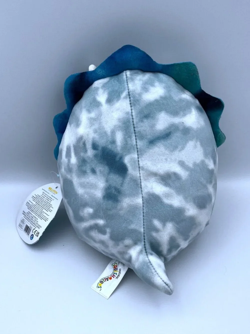 Squashmallows - Jerome the Blue Triceratops – 7.5” Inches – Squishy Pillow – NWT